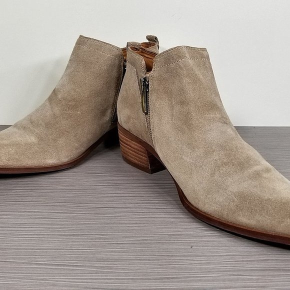 Sarto by Franco Sarto Paivley Bootie, Sand Suede, Womens 6.5 M / 36.5 - Picture 4 of 10